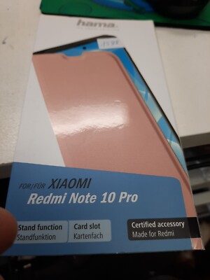 Hama Tasche Hülle Etui In Rosa Für Xiaomi Redmi Note 10 Pro