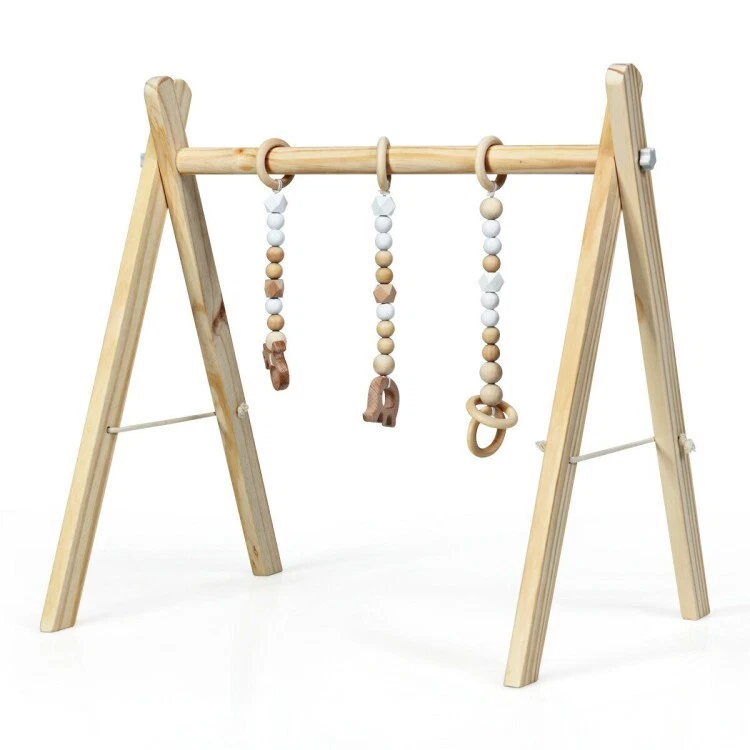 Baby wooden cheap hanging toys