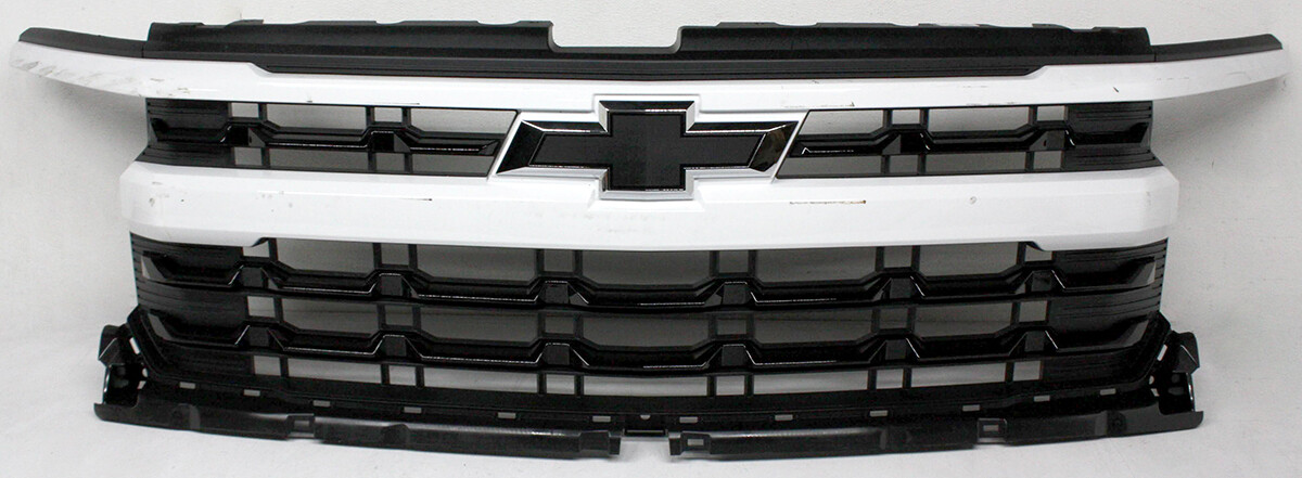 OEM Grille For Chevy Silverado 1500 RST Summit White GAZ, WA8624  