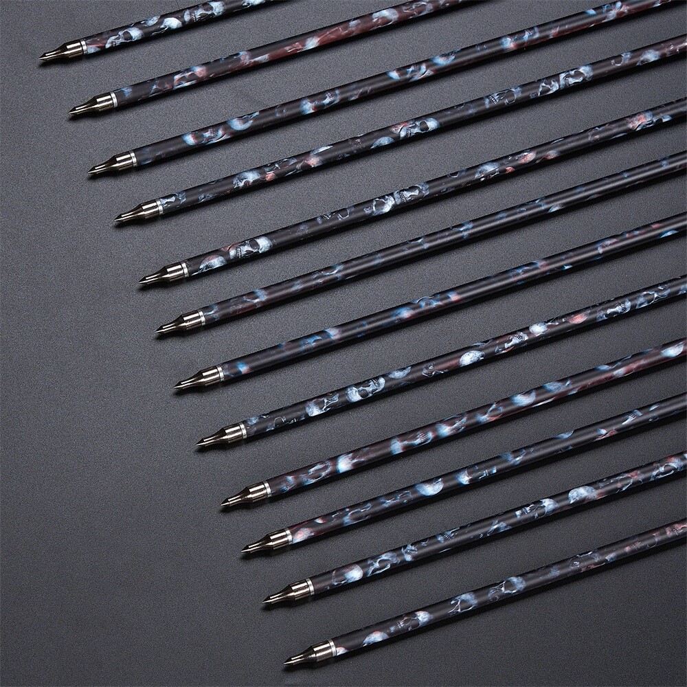 6 12x 30 Carbon Arrows SP500 W Screw in Tips For Compound Recurve Bow