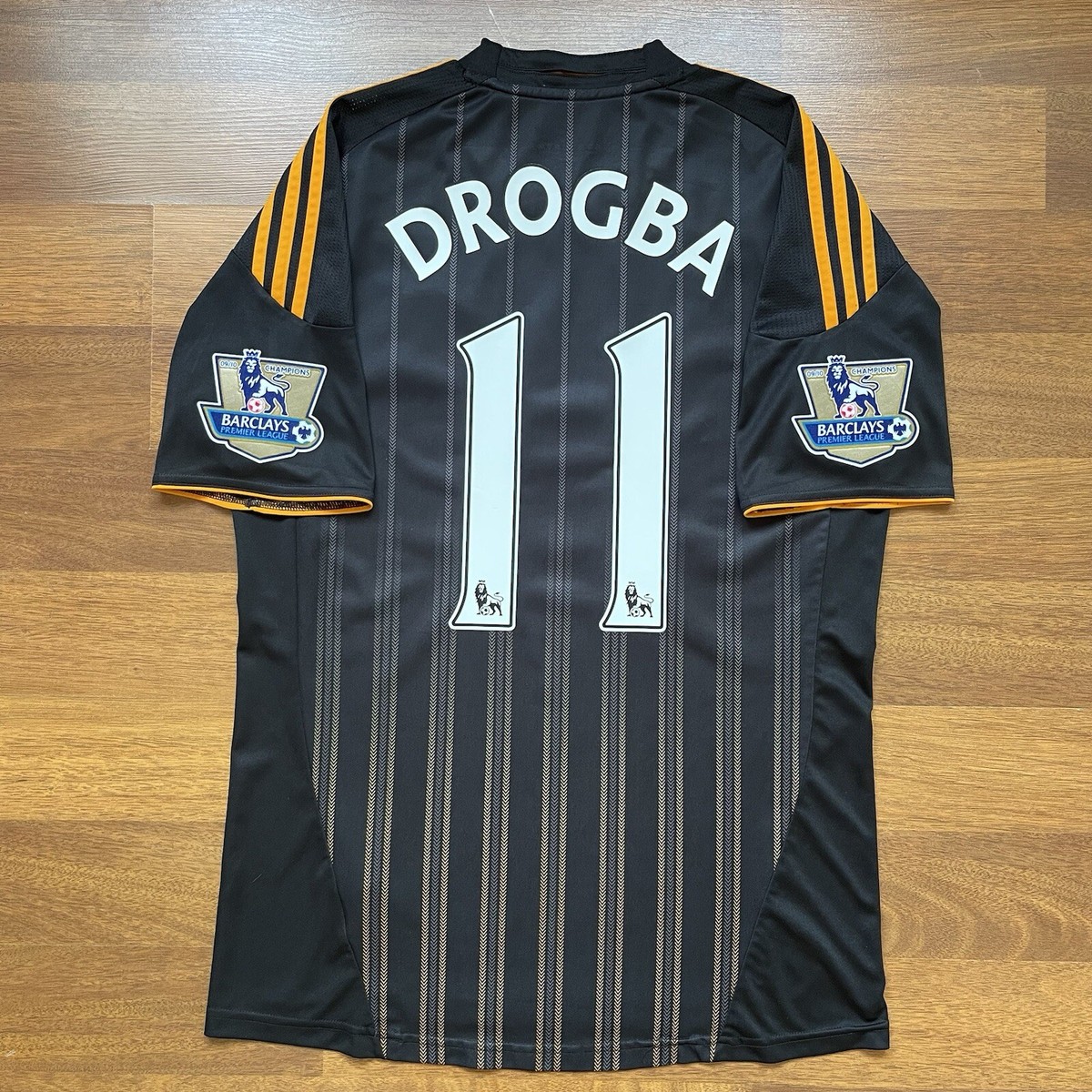 ウェア adidas CHELSEA DROGBA #11 2011-2012 adidas Chelsea FC Home Shirt DROGBA #11 SIZE S
