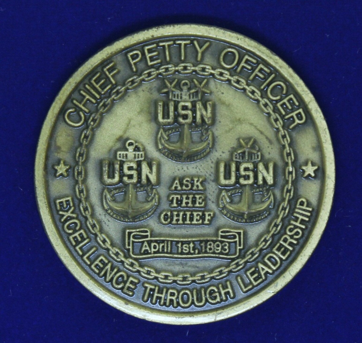 USN USS Benfold DDG-65 Challenge Coin C-27 | eBay
