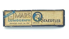 Vintage 1930s 2H Mars Lumograph 3 Leads Staed...