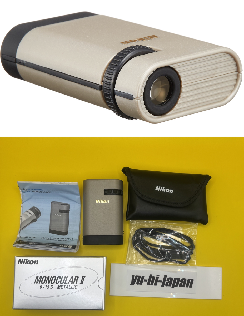 Nikon Multifunction Monocular II Metallic 6x15D MIJ 6x Monocular +