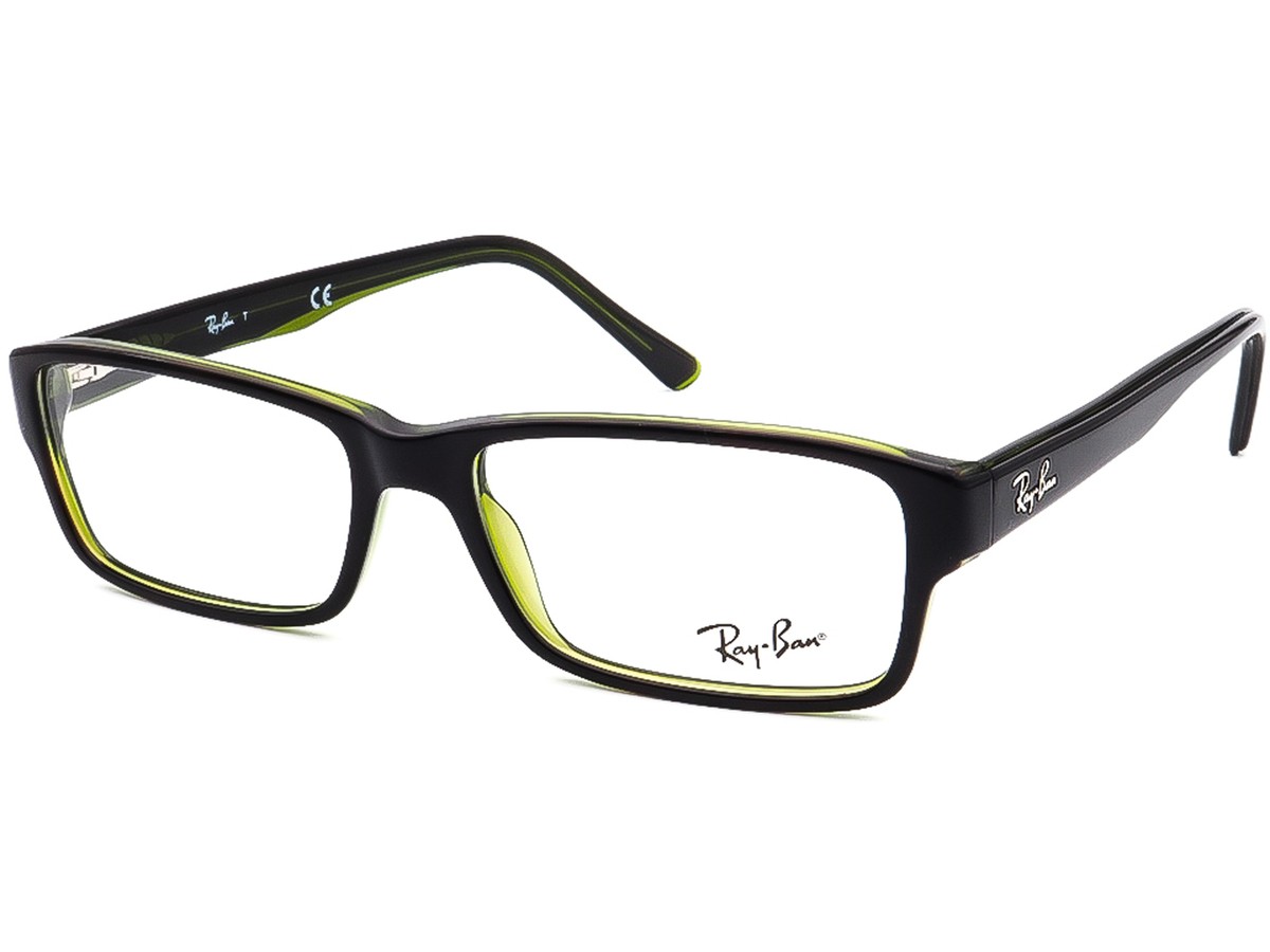 Ray-Ban RB 5169 2383 Top Havana on Green Eyeglasses RB5169 top havana on green transparent - eye-oo.com main image 3
