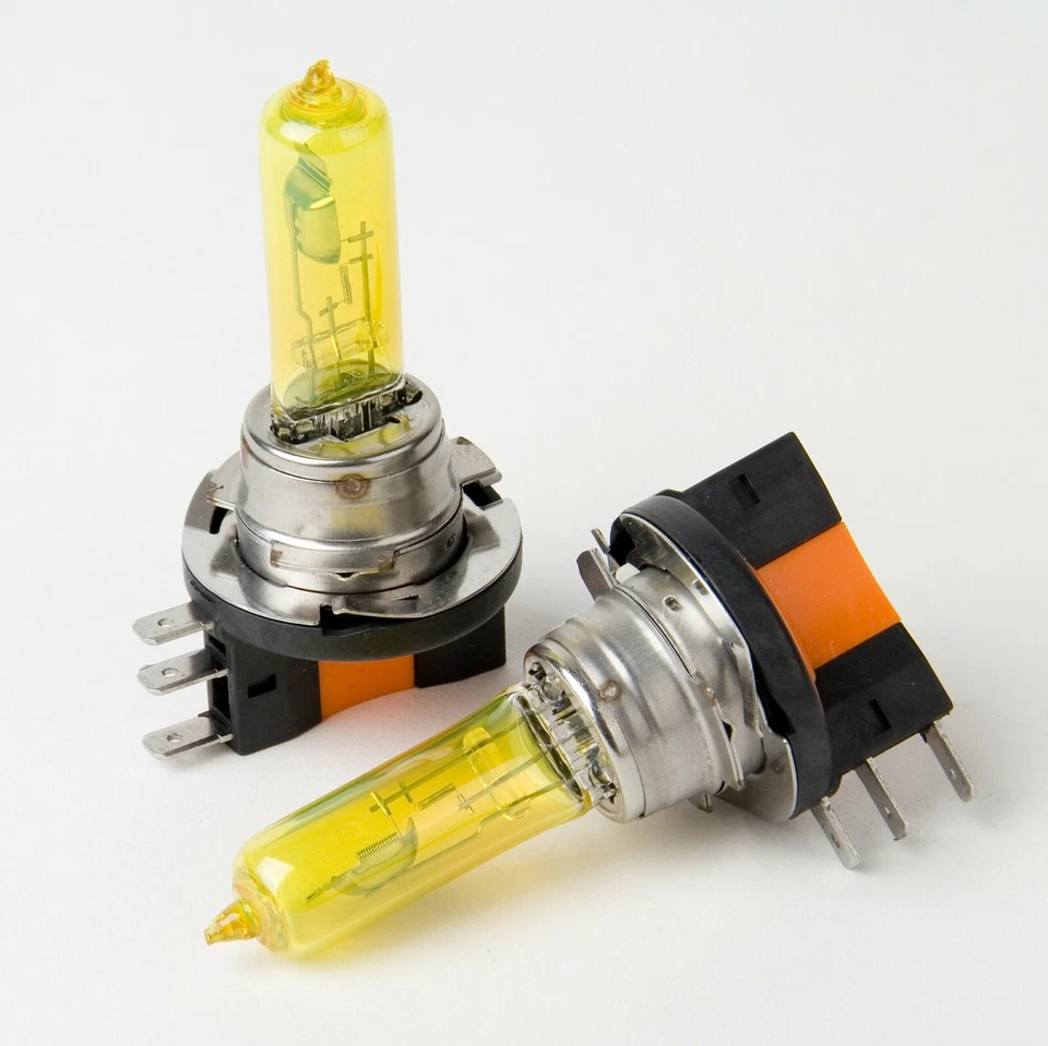 Nokya 2500K Yellow H15 Nok7685 15/55W Two Bulbs Head Light DRL Daytime High Beam - Image 3 of 4