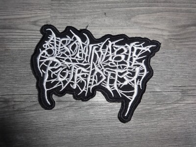Abominable Putridity Shape Patch Death Metal Devourment Guttural Slug Wormed **