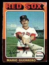 1975 Topps Mario Guerrero #152 - Boston Red Sox
