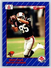 1991 All World CFL French Matt Clark Rookie British Columbia Lions RC #4
