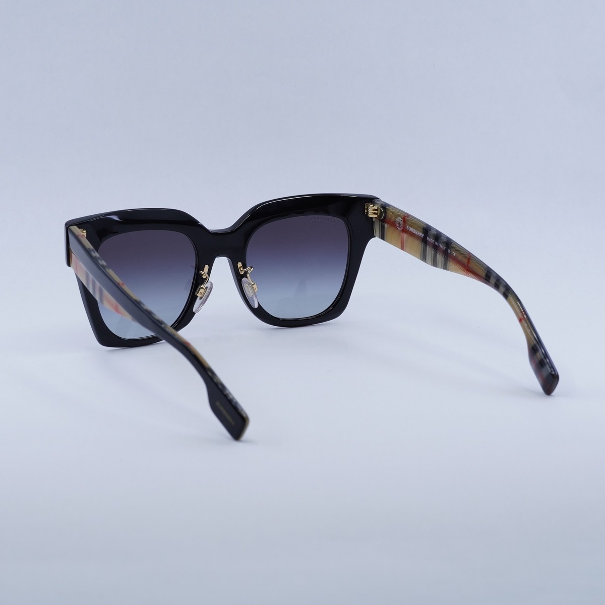 New Burberry BE4364F 39428G Black/Grey Gradient 51-21-145
