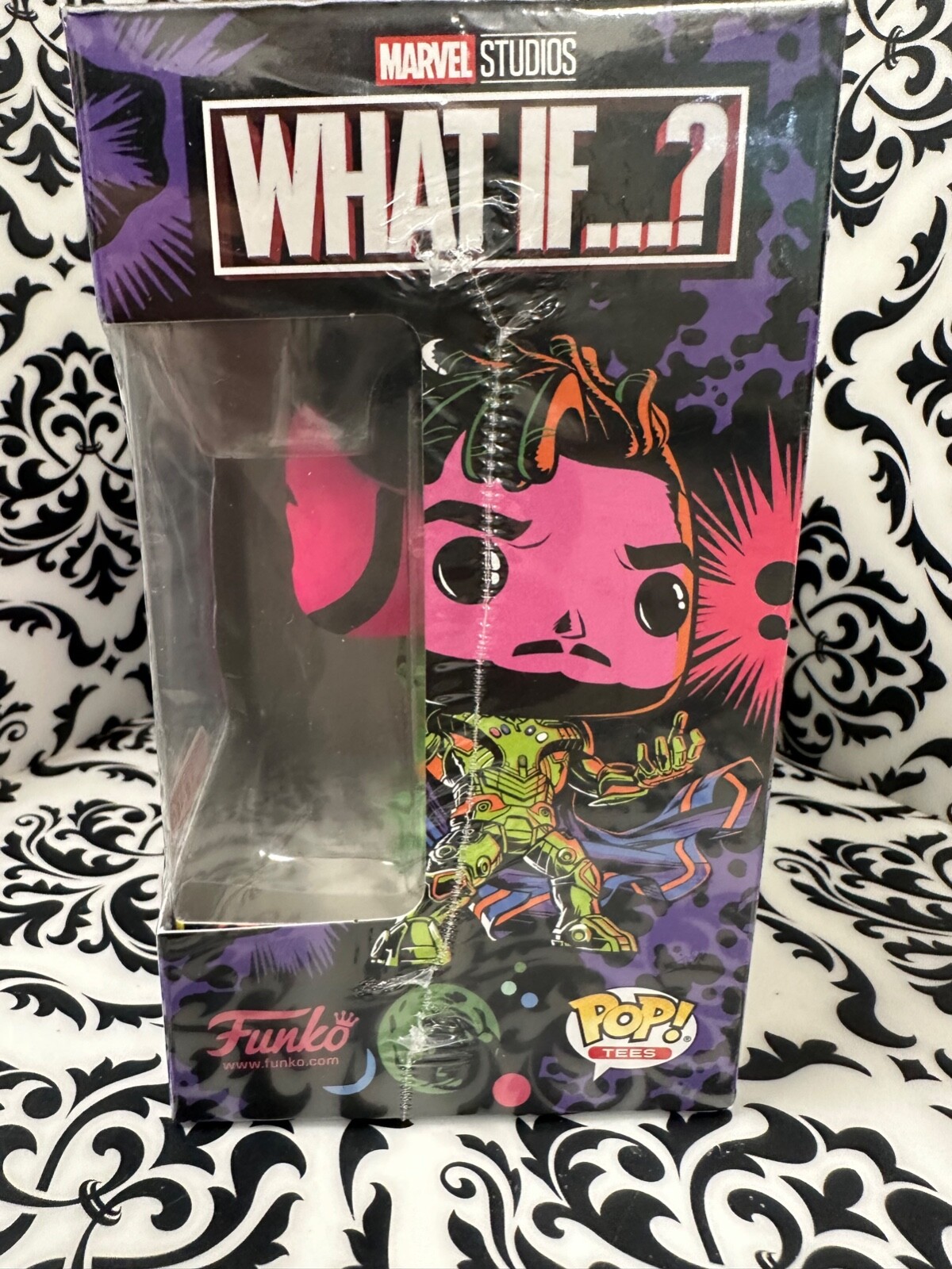 POP Tees"KILLMONGER" 2XL Tee w/ Figure  Marvel Studios What If.? FREE SHIPPING