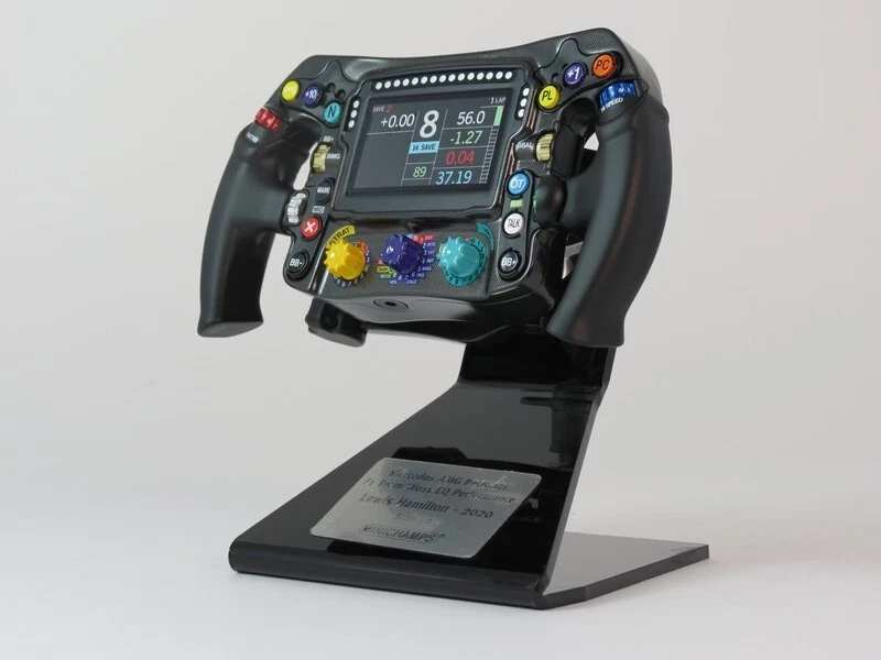 MINICHAMPS Steering Wheel Lenkrad Mercedes W11 Lewis Hamilton - Bild 4 von 4