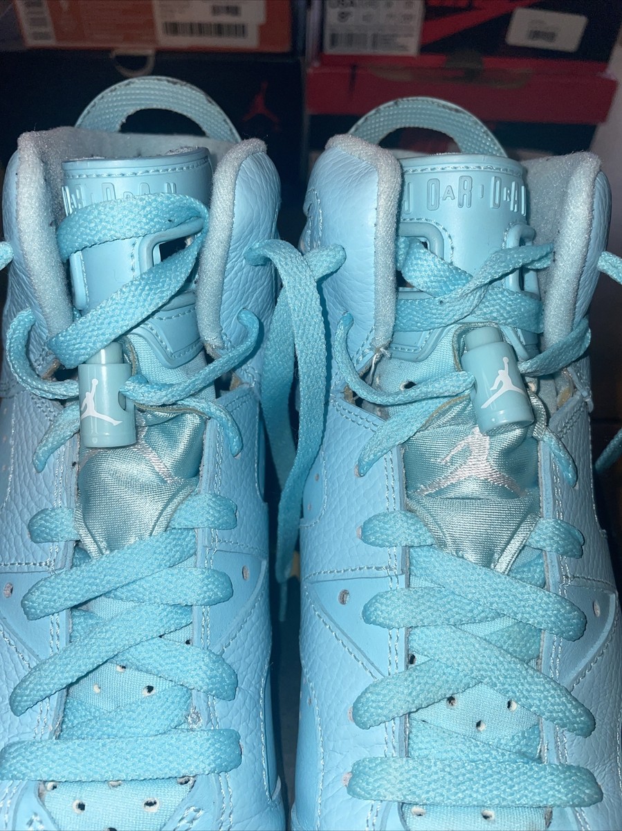 Nike Air Jordan Retro 6 GS Pantone Still Blue Size 7Y OG All 
