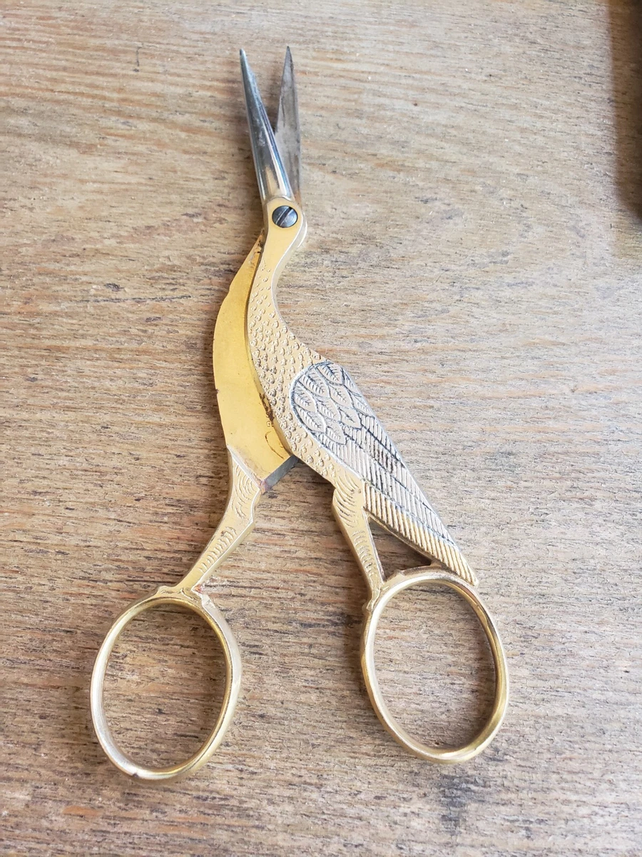 Large 6 5/8 Stork Scissors. Solingen Germany