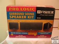 Fisher Ws-848 Pro Logic Surround Sound Speaker Kit 3 Speaker System Fisher Ws-848 Pro Logic Surround Sound Speaker Kit 3 Speaker System