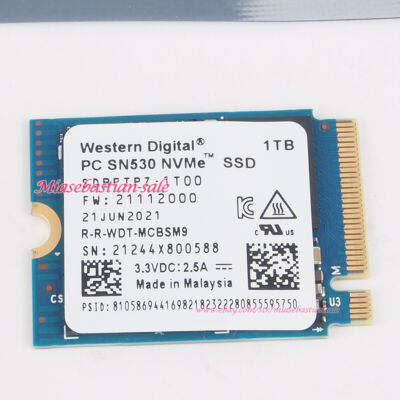 Microsoft　SSD　M.2 2230　 1TB SN530 M.2 2230 SSD 1TB NVMe PCIe For Microsoft Surface Pro X Pro 7