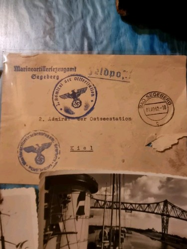 22x Original Foto Konvolut Ostseestation Kiel 18.01.1942 alle gestempelt - Bild 11 von 13