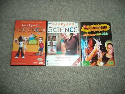 3 Kids Science Dvds Backyard Science Includes 6 Dvds Educational