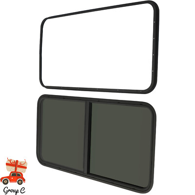 RV Window Horizontal Sliding Windows Multiple Wall Thicknesses Waterproof