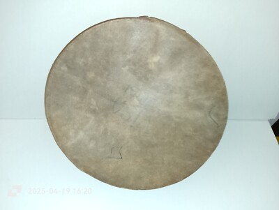Handtrommel Durchmesser 32 x 8 cm hoch, Marokko 1993
