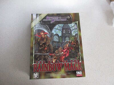 D&D S&S G3 HALL OF RAINBOW MAGE DUNGEON DRAGON D&D D20 3E RPG SB VGC NECROMANCER