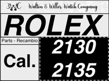 1 PC Rolex 2130 2135 Original Parts Vintage Movement Ricambio Genuine * New Nos