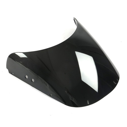 Black Double Bubble Windshield Windscreen for Honda CBR400RR NC23 1988 1989 88 - Picture 2 of 5