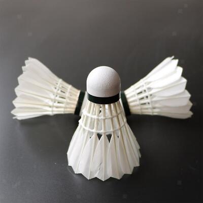 3 Stück Badminton Federbälle, Badminton Birdies für Spieltraining, Sport