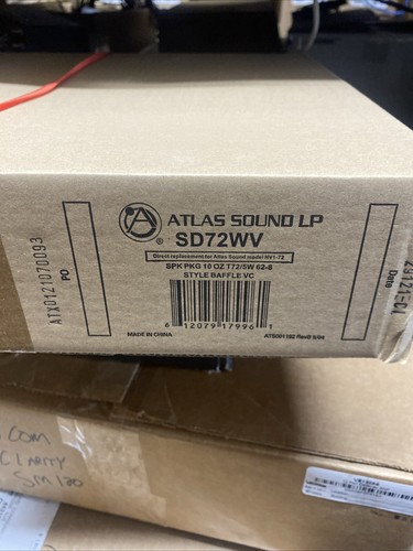 Atlas Sound SD72WV Loudspeaker