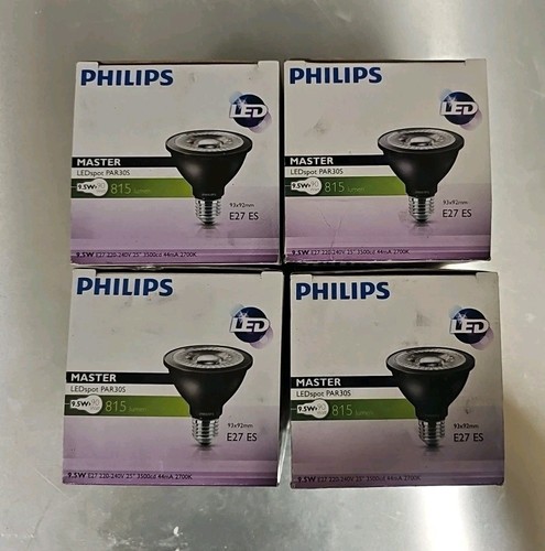 (Set Of 4 ) Phillips Master LED spot PAR30s Led Lamp 2700k - Picture 2 of 2