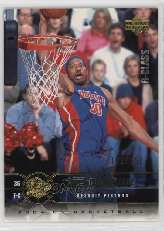 2004-05 Upper Deck R-Class Gold 102/150 Rasheed Wallace #23 2b6