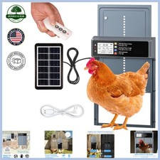 Solar Automatic Chicken Door with 8.2-Inch Opening and User-Friendly Display