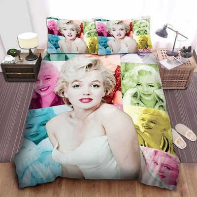 Gift Idea For Fans Marilyn Monroe Full Bedding Duvet Cover Set (4pcs)