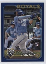 2024 Topps Series 2 Retail Royal Blue Logan Porter #666 b1a