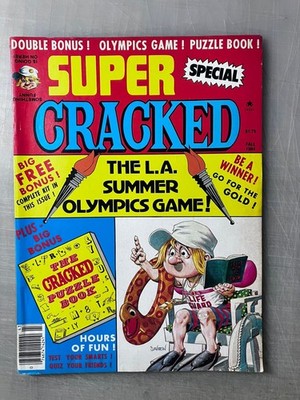 Cracked Super Special Magazine Fall 1984 Humor Puzzle Olympics Game Collectible