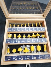 KOWOOD 24-Piece Steel Router Bit Set for Rout...