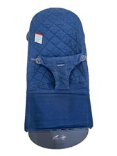 BABYBJORN BABY BJORN BOUNCER MIDNIGHT BLUE QUILTED BOUNCER USED