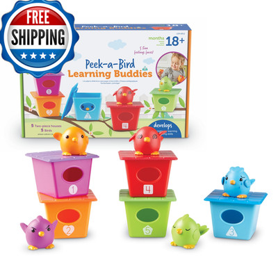 Learning Resources Peek-A-Bird Learning Buddies - 15 Pieces Age 18 Months