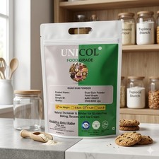 UNICOL Food Grade Guar Gum Powder 1.1LB Natural Thickener Gluten Free
