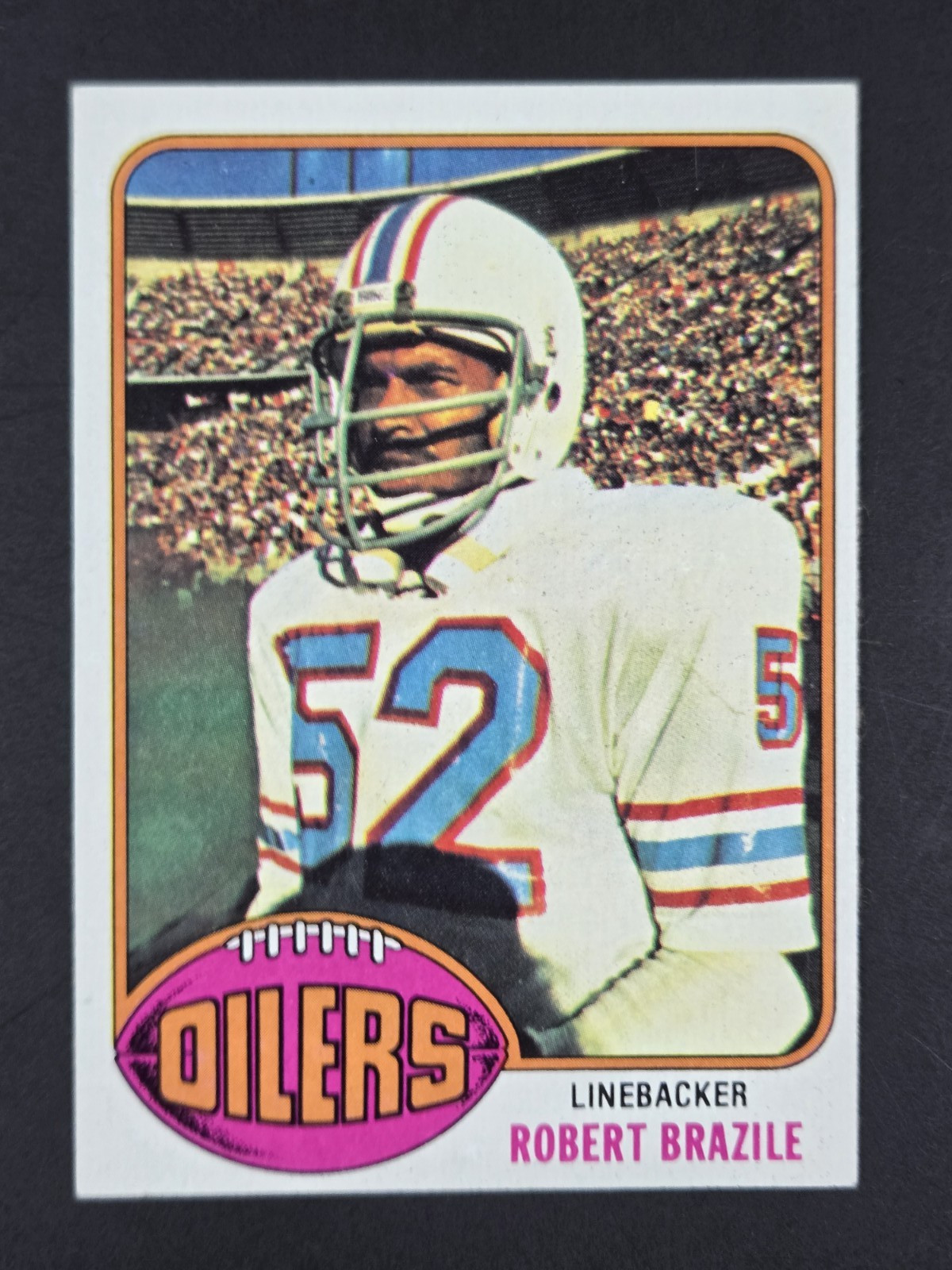 1976 Topps - Robert Brazile #424 (RC) Houston Oilers NFL LB