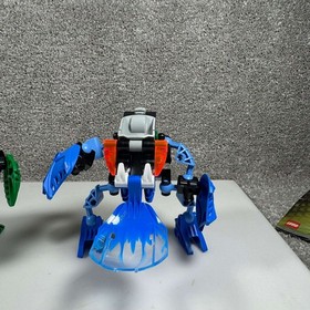 LEGO Bionicle Bohrok Gahlok 8562 Lehvak 8564 Blue Green Set with Manuals