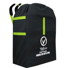 Stroller Travel Large Bag for Airplane By V Volkgo Color Black and Streeps Green