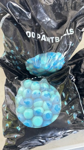 New Paintballs Blue Green .68 Caliber  Sealed Canada bag quantity=500