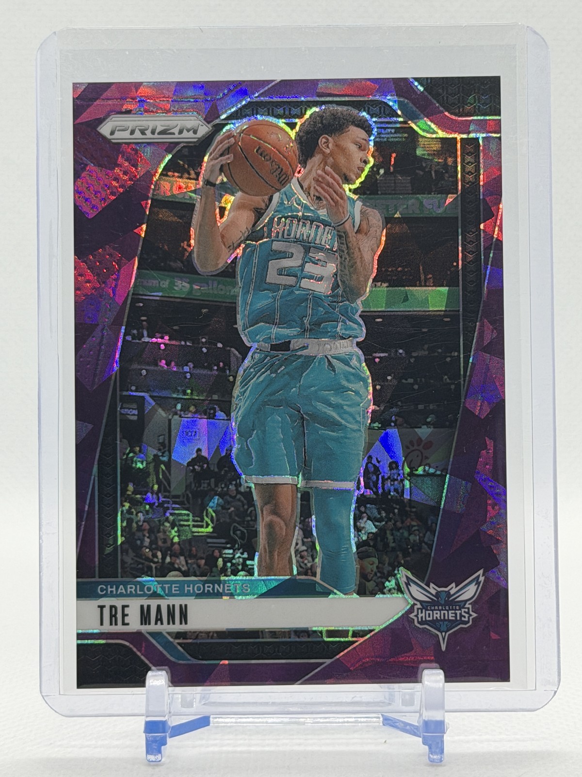 2024-25 Panini Prizm #179 Tre Mann Prizms Purple Ice #/149