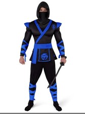 Men Ninja Costume, Halloween Costume Adult Ninja for Halloween Cosplay Party ...