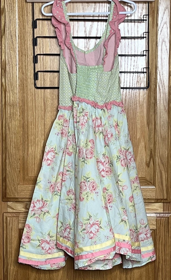 Vestido Matilda Jane Niñas 12 Boho Rosa Floral Primavera Verano Calado Campesino 2016 Foto 2 de 4