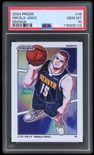 2024-25 Panini Prizm Nikola Jokic #16 PSA 10 Manga Basketball Gem Mint