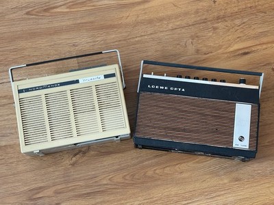 2xRadio alt Loewe Opta de Luxe T46 und Nordmende Transita Universal für Oldtimer