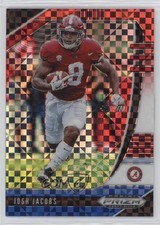 2020 Panini Prizm Draft Picks Red White & Blue Prizm 91/99 Josh Jacobs #57 1c0s