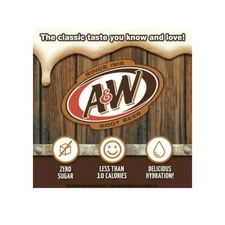 A&W Root Beer Drink Mix Singles On the Go SUGAR FR 30 PACKET